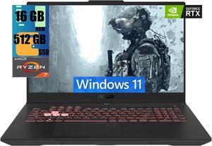 ASUS TUF Gaming A15 Gaming Laptop, 15.6" FHD 144Hz Display, AMD Ryzen 7 7940HS 8 Core Processor, NVIDIA GeForce RTX 4070 8GB GDDR6, 16GB DDR5  512GB PCIe SSD, Wi-Fi 6, Windows 11