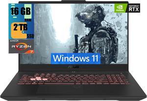 ASUS TUF Gaming A15 Gaming Laptop, 15.6" FHD 144Hz Display, AMD Ryzen 7 7940HS 8 Core Processor, NVIDIA GeForce RTX 4070 8GB GDDR6, 16GB DDR5  2TB PCIe SSD, Wi-Fi 6, Windows 11