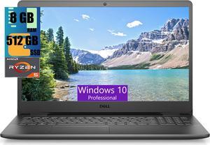 Dell Inspiron 3505 15 Laptop, 15.6" FHD (1920 x 1080) Display, AMD Ryzen 5 3450U Quad-Core Processor , AMD Radeon Vega 8 Graphics, 8GB DDR4  512GB PCIe SSD, Webcam, Wi-Fi, HDMI, Windows 10 Pro