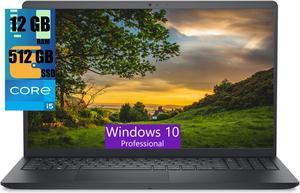 Dell Inspiron 3511 15 Laptop, 15.6" FHD (1920 x 1080) Display, Intel Core i5-1135G7 Quad-Core Processor, Intel Iris Xe Graphics, 12GB DDR4  512GB PCIe SSD, Wi-Fi, HDMI, Bluetooth, Windows 10 Pro