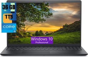 Dell Inspiron 3511 15 Laptop, 15.6" FHD (1920 x 1080) Display, Intel Core i5-1135G7 Quad-Core Processor, Intel Iris Xe Graphics, 36GB DDR4  1TB PCIe SSD, Wi-Fi, HDMI, Bluetooth, Windows 10 Pro