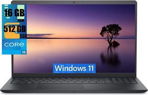 Dell Inspiron 3520 15 Laptop, 15.6" FHD (1920x1080) 120Hz Display, Intel Core i5-1235U 10 cores Processor, Intel Iris Xe Graphics, 16GB DDR4  512GB PCIe SSD, WiFi 6, Windows 11