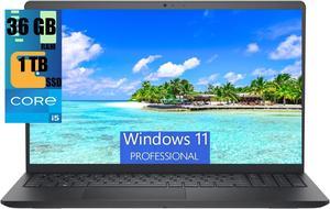 Dell Inspiron 3511 15 Laptop, 15.6" FHD Touchscreen, Intel Core i5-1135G7 Quad-Core Processor, Intel Iris Xe Graphics, 36GB DDR4  1TB PCIe SSD, Webcam, HDMI, WiFi, Windows 11 Pro