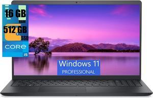 Dell Inspiron 3520 15 Laptop, 15.6" FHD Touchscreen, Intel Core i5-1135G7 Quad-Core Processor, Intel UHD Graphics, 16GB DDR4  512GB PCIe SSD, Bluetooth, HD Webcam, Wi-Fi 5, Windows 11 Pro