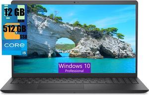 Dell Inspiron 3530 15 Laptop, 15.6" FHD (1920 x 1080) Touchscreen, Intel Core i5-1335U (10 Cores, 4.60 GHz) Processor, Intel Iris Xe Graphics, 12GB DDR4  512GB PCIe SSD, Wi-Fi 6, Windows 10 Pro