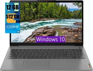 Lenovo IdeaPad 3 15 Laptop, 15.6" FHD (1920x1080) Touchscreen, Intel i5-1135G7 4-Core (Up to 4.2GHz) Processor, Intel Iris Xe Graphics, 12GB DDR4  512GB PCIe SSD,WiFi, HDMI, Windows 10