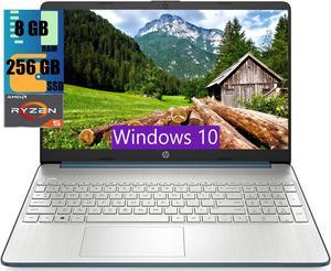 HP 15 Laptop, 15.6" FHD (1920 x 1080) Display, AMD Ryzen 5 5500U 6 Cores (Up to 4.0GHz) Processor, AMD Radeon Graphics, 8GB DDR4  256GB PCIe SSD, Bluetooth 4.2 Webcam, Windows 10