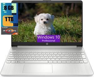 HP 15 Laptop, 15.6" HD Touchscreen, AMD Ryzen 3 3250U Dual-Core Processor, AMD Radeon Graphics, 8GB DDR4  1TB PCIe SSD,720p Webcam, Wi-Fi and Bluetooth 4.2, Windows 10 Pro