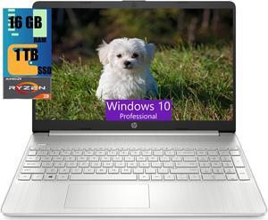 HP 15 Laptop, 15.6" HD Touchscreen, AMD Ryzen 3 3250U Dual-Core Processor, AMD Radeon Graphics, 16GB DDR4  1TB PCIe SSD, 720p Webcam, Wi-Fi and Bluetooth 4.2, Windows 10 Pro