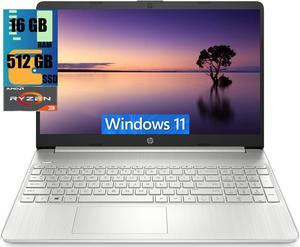 HP 15 Laptop, 15.6" HD Touchscreen, AMD Ryzen 3 3250U Dual-Core Processor, AMD Radeon Graphics, 16GB DDR4  512GB PCIe SSD, 720p Webcam, Wi-Fi and Bluetooth 4.2, Windows 11