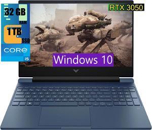 HP Victus 15 Gaming Laptop 156 Full HD 144Hz Display Intel Core i513420H 8Cores Processor GeForce RTX 3050 6GB GDDR6 Graphics 32GB DDR4 1TB PCIe SSD WIFI 6 Bluetooth 52 Windows 10