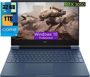 HP Victus 15 Gaming Laptop, 15.6" Full HD 144Hz Display, Intel Core i5-13420H 8-Cores Processor, GeForce RTX 3050 6GB GDDR6 Graphics, 32GB DDR4  1TB PCIe SSD, WIFI 6, Bluetooth 5.2, Windows 10 Pro