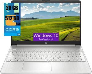 HP 15 Laptop, 15.6" FHD (1920 x 1080) Touchscreen, Intel Core i5-1135G7 4 Cores up to 4.20 Processor, Intel Iris Xe Graphics, 20GB DDR4  512GB PCIe SSD, Webcam, Wi-Fi, Bluetooth, Windows 10 Pro