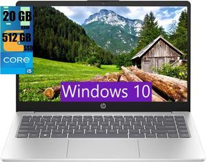 HP 17 Laptop, 17.3" FHD (1920 x 1080) Display, Intel Core i5-1335U 10-Cores Processor, Intel Iris Xe Graphics, 20GB DDR4  512GB PCIe SSD, Wi-Fi 6, Backlit Keyboard, Windows 10