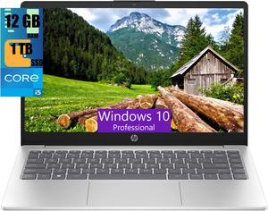 HP 17 Laptop, 17.3" FHD (1920 x 1080) Display, Intel Core i5-1335U 10-Cores Processor, Intel Iris Xe Graphics, 12GB DDR4  1TB PCIe SSD, Wi-Fi 6, Backlit Keyboard, Windows 10 Pro