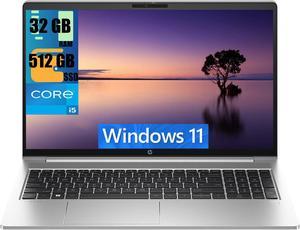 HP ProBook 450 G10 15 Laptop, 15.6" Full HD Display, Intel Core i5-1335U 10 cores Processor, Intel UHD Graphics, 32GB DDR4  512GB PCIe SSD, Wi-Fi 6E, Bluetooth 5.3, Backlit Keyboard, Windows 11