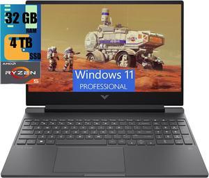 HP Victus 15 Gaming Laptop 156 FHD 144Hz Display AMD Ryzen 5 7535HS 6 cores Processor NVIDIA GeForce RTX 2050 4GB GDDR6 32GB DDR5 4TB PCIe SSD Backlit Keyboard Windows 11 Pro