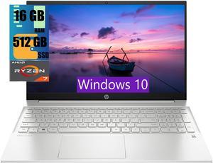 HP Pavilion 15 Laptop, 15.6" FHD (1920 x 1080) Touchscreen, AMD Ryzen 7-5825U 8 cores, AMD Radeon Graphics, 16GB DDR4  512GB PCIe SSD, Backlit Keyboard, Wi-Fi 6, Bluetooth® 5.2, Windows 10