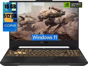 ASUS TUF F15 Gaming Laptop, 15.6" FHD 144Hz Display, Intel Core i7-13620H 10-Core Processor, NVIDIA GeForce RTX 4070 8GB GDDR6, 16GB DDR5  512GB PCIe SSD, Thunderbolt4 USB-C, Windows 11