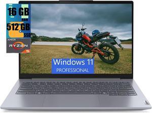 Lenovo ThinkBook 14 G7 Business Laptop, 14" WUXGA Touchscreen, AMD Hexa-core Ryzen 5 7535HS Processor, AMD Radeon 680M Graphics, 16GB DDR4  512GB PCIe SSD, Backlit Fingerprint, Windows 11 Pro