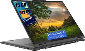 Lenovo Yoga 7i 16 2-in-1 Laptop, 16" FHD+ Touchscreen, Intel 12-core Ultra 7 155U Processor, Integrated Intel Graphics, 16GB  DDR4  512GB   PCIe SSD, Backlit, Fingerprint, Windows 11 Pro