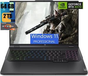 Lenovo Legion Pro 5 16 Gaming Laptop, 16" QHD+ 240Hz Display, AMD 16-Core Ryzen 9 7945HX Processor, NVIDIA GeForce RTX 4070 8GB Graphic, 64GB DDR5  2TB PCIe SSD, RGB Backlit, Windows 11 Pro