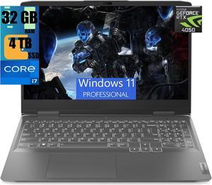 Lenovo LOQ 15 Gaming Laptop, 15.6" FHD IPS 144Hz Display, Intel 14-core i7-13700H Processor, NVIDIA GeForce RTX 4050 6GB Graphic, 32GB DDR5  4TB  PCIe SSD, Backlit Keyboard, Windows 11 Pro