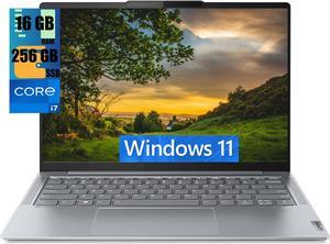 Lenovo Slim 7 14 Business Laptop, 14" 2.8K Touchscreen, Intel Core i7-1360P 12-Core Processor, Intel Iris Xe Graphics, 16GB  DDR4  256GB  PCIe SSD, Backlit KB, Thunderbolt 4, Windows 11 Home