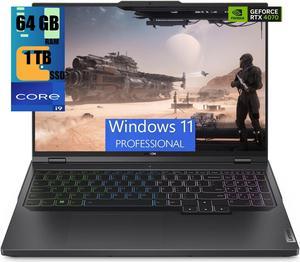 Lenovo Legion Pro 5i 16 Gaming Laptop, 16" WQXGA 240Hz, Intel Core i9-13900HX 24 Cores Processor, NVIDIA GeForce RTX 4070 8 GB GDDR6, 64GB DDR5  1TB PCIe SSD, RGB Backlit KB, Windows 11 Pro