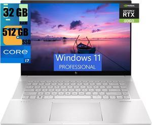 HP Envy 16 Business Laptop, 16" WQXGA Touchscreen, Intel 14-core i7-13700H Processor, NVIDIA GeForce RTX 4060 8GB Graphic, 32GB DDR4  512GB PCIe SSD, Backlit Keyboard, Bluetooth 5.3, Windows 11 Pro