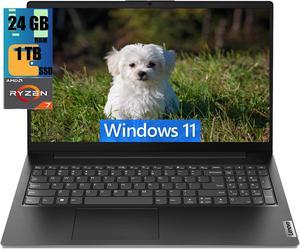 Lenovo V15 Business Laptop, 15.6" FHD Display, AMD Ryzen 7 7730U 8 Cores Processor , AMD Radeon Graphics, 24GB DDR4  1TB PCIe SSD, Numeric Keypad, HDMI, Webcam, Wi-Fi 6, Windows 11