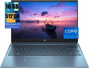 HP Pavilion 15t Business Laptop, 15.6" Full HD (1920x1080) Touchscreen, Intel Core i7-1355U 10-Cores Processor, Intel Iris Xe Graphics, 16GB DDR4  512GB PCIe SSD, Fingerprint, Windows 11 Pro