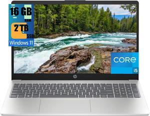 HP 15t-fd000 Business Laptop, 15.6" Full HD (1920x1080) Touchscreen, Intel Core i5-1334U 10-Cores Processor, Intel UHD Graphics, 16GB DDR4  2TB PCIe SSD, Fingerprint, WiFi, Windows 11