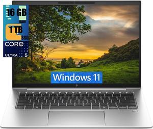 HP EliteBook 840 G11 14 Business Laptop, 14.0" UXGA Display, Ultra 5-125U 12-Cores Processor, Intel Graphics, 16GB DDR4  1TB PCIe SSD, Backlit KYB, FP Reader, 2 Thunderbolt 4, Windows 11