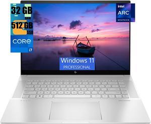 HP Envy 16 Laptop, 16.0" QXGA (2560x1600) 120Hz Display, Intel Core i7-13700H 14-Cores Processor, Intel Arc A370M 4GB GDDR6, 32GB DDR4  512GB PCIe SSD, Backlit KB, Thunderbolt 4, Windows 11 Pro