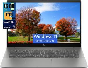 HP Envy 17 Business Laptop, 17.3" 4K UHD Display, Intel Ultra 7-155H 16-Cores Processor, Intel Arc Integrated Graphics, 16GB DDR4  1TB PCIe SSD, Backlit KB, 2 Thunderbolt 4, Windows 11 Pro