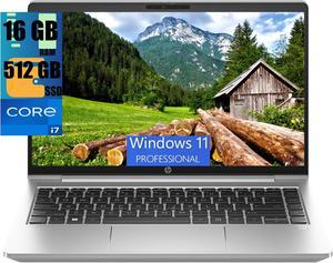 HP ProBook 440 G10 14 Business Laptop, 14.0" Full HD Display, Intel Core i7-1355U 10-Cores Processor, Intel UHD Graphics, 16GB DDR4  512GB PCIe SSD, Backlit KB, Fingerprint, Windows 11 Pro