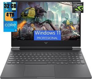 HP Victus 15t Gaming Laptop, 15.6" Full HD Display, Intel Core i5-13500H 12-Cores Processor, GeForce RTX 4050 6GB GDDR6, 32GB DDR4  4TB PCIe SSD, Backlit KB, WiFi 6, Bluetooth, Windows 11 Pro