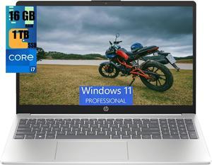 HP 15t Laptop, 15.6" Full HD (1920x1080) Touchscreen, Intel Core i7-1355U 10-Cores Processor, Intel UHD Graphics, 16GB DDR4  1TB PCIe SSD, Backlit KB, FP, WiFi 6, BT 5.3, Windows 11 Pro