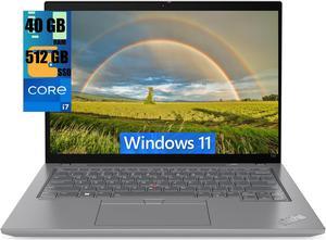 Lenovo ThinkPad T14 Gen 4 Business Laptop, 14.0" UXGA Touchscreen, Intel Core i7-1355U 10-Cores Processor, Intel UHD Graphics, 40GB DDR4  512GB PCIe SSD, Backlit KYB, Fingerprint, Windows 11