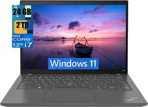 Lenovo ThinkPad P14s Gen 3 Laptop, 14.0" UXGA Touchscreen, Intel Core i7-1260P 2.10GHz Processor, Intel UHD Graphics, 24GB DDR4  2TB PCIe SSD, Backlit KYB, BT 5.3, Fingerprint, Windows 11