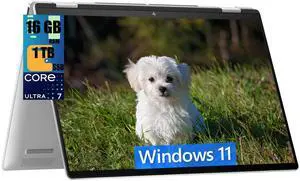HP Envy X360 16 Laptop, 16" FHD+ Touchscreen, Intel Core Ultra 7 155U 12 cores Processor, Intel UHD Graphics, 16GB  DDR4  1TB PCIe SSD, Wi-Fi 6 + Bluetooth, Windows 11 Home