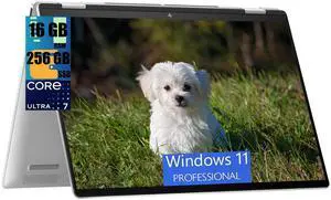 HP Envy X360 16 Laptop, 16" FHD+ Touchscreen, Intel Core Ultra 7 155U 12 cores Processor, Intel UHD Graphics, 16GB  DDR4  256GB  PCIe SSD, Wi-Fi 6 + Bluetooth, Windows 11 Pro