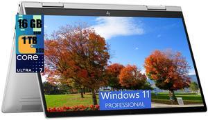 HP Envy X360 14 Laptop, 14" FHD Multi-Touch, Intel Core 7 150U 10 Cores Processor, Intel Integrated Graphics, 16GB  DDR4  1TB PCIe SSD, Backlit Fingerprint USB-C, Windows 11 Pro