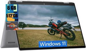 HP Envy x360 2-in-1 16 Laptop, 16" WUXGA 1920 x 1200 Touchscreen, AMD Ryzen 5 8640HS 6-Core Processor, AMD Radeon Graphics, 8GB  DDR4  512GB  PCIe SSD, Backlit KB, Wi-Fi 6E, Windows 11 Home