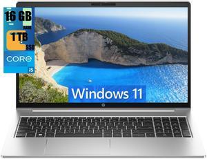 HP ProBook 450 G10 15 Laptop, 15.6" Full HD Display, Intel Core i5-1334U 10-Cores Processor, Intel Iris Xe Graphics, 16GB DDR4  1TB PCIe SSD, Fingerprint, Backlit KB, WiFi 6E, Windows 11