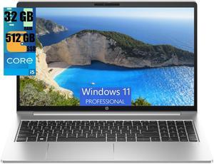 HP ProBook 450 G10 15 Laptop, 15.6" Full HD Display, Intel Core i5-1334U 10-Cores Processor, Intel Iris Xe Graphics, 32GB DDR4  512GB PCIe SSD, Fingerprint, Backlit KB, WiFi 6E, Windows 11 Pro