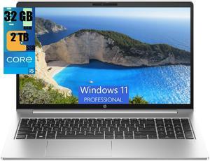 HP ProBook 450 G10 15 Laptop, 15.6" Full HD Display, Intel Core i5-1334U 10-Cores Processor, Intel Iris Xe Graphics, 32GB DDR4  2TB PCIe SSD, Fingerprint, Backlit KB, WiFi 6E, Windows 11 Pro