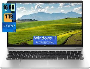 HP ProBook 450 G10 15 Laptop, 15.6" FHD Display, Intel Core i7-1355U 10-Core Processor, Intel UHD Graphics, 16GB DDR4  1TB PCIe SSD, Backlit Keyboard, Webcam, Wi-Fi 6E, Windows 11 Pro