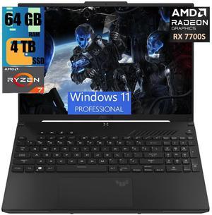 ASUS TUF A16 Gaming Laptop, 16" FHD+ 165Hz Display, AMD Octa-core Ryzen 7 7735HS Processor, AMD Radeon RX 7700S 8GB Graphic, 64GB DDR5  4TB PCIe SSD, Backlit KB, 720p Webcam, Windows 11 Pro